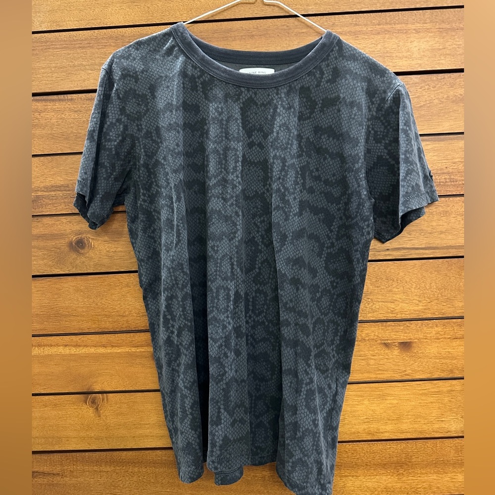 Anine Bing Python Print Tee Xs - image 2